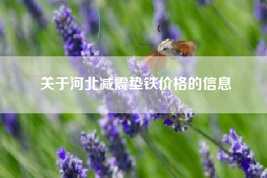 关于河北广东减震垫铁价格的信息